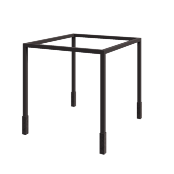 Terasest pergola - Ruut - 324 x 300 x 230 cm - RAL7016 matt (antratsiithall) - Betoonvundamendiga