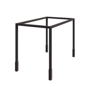 Terasest pergola - Ristkülik - 424 x 250 x 230 cm - RAL7016 matt (antratsiithall) - Betoonvundamendiga
