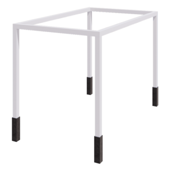 Terasest pergola - Ristkülik - 424 x 250 x 230 cm - RAL9010 matt (valge) - Betoonvundamendiga