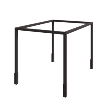 Terasest pergola - Ristkülik - 424 x 300 x 230 cm - RAL7016 matt (antratsiithall) - Betoonvundamendiga