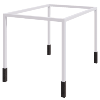 Terasest pergola - Ristkülik - 424 x 300 x 230 cm - RAL9010 matt (valge) - Betoonvundamendiga