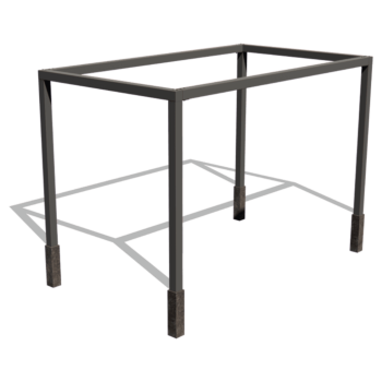 Terasest pergola - Ruut - 424 x 250 x 230 cm - Muu RAL värv - Ilma betoonvundament