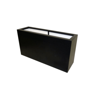 klaaskiudne lillekast - Ristkülikukujuline - 100 x 30 x 50 cm - Põhjaga