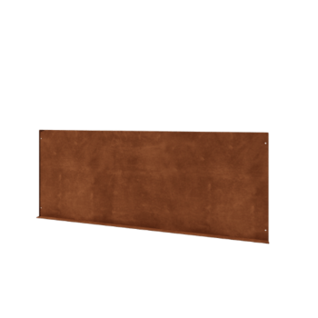 Corten terasest dekoratiivne piirdeaed V - Paneel - 149 x 3 x 60 cm
