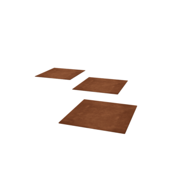 Corten terasest astmekivi - Ruut - 40 x 40 cm