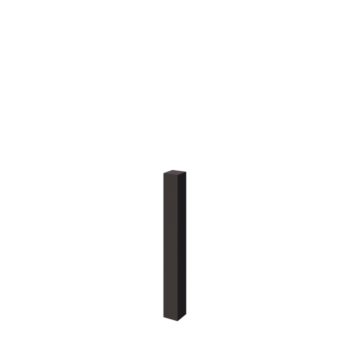 Terasest aiapost - 12 x 12 x 100 cm - RAL7016 matt (antratsiithall)