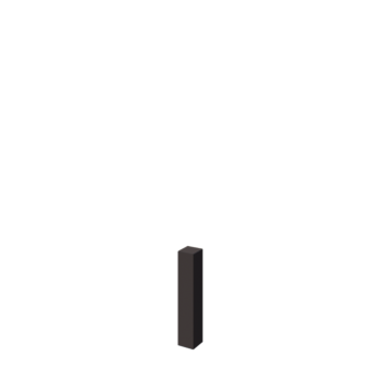 Terasest aiapost - 12 x 12 x 60 cm - RAL7016 matt (antratsiithall)