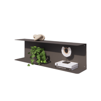Terasest seiniriiul - C-kuju - 100 x 20 x 28 cm - RAL7016 matt (antratsiithall)