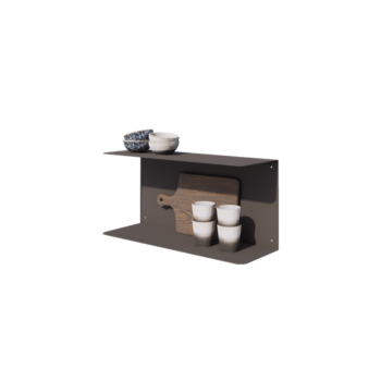 Terasest seiniriiul - C-kuju - 60 x 20 x 28 cm - RAL7016 matt (antratsiithall)