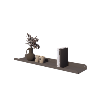 Terasest seiniriiul - U-kuju - 100 x 20 x 5 cm - RAL7016 matt (antratsiithall)