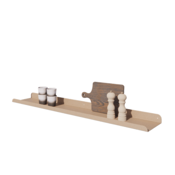 Terasest seiniriiul - U-kuju - 120 x 20 x 5 cm - Sand look