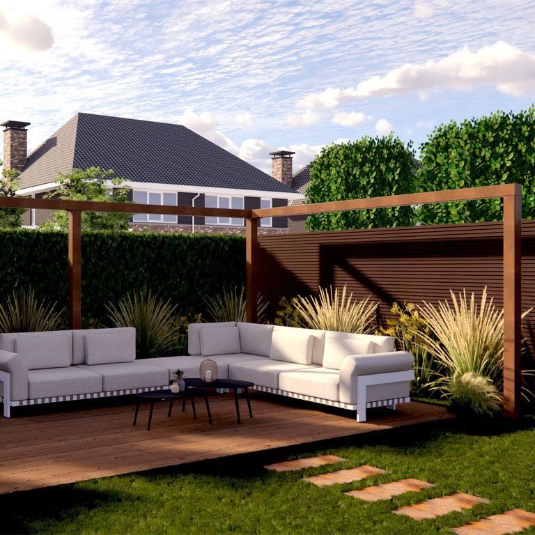 Corteni terasest pergola nurgasüsteemid 600 x 412 cm