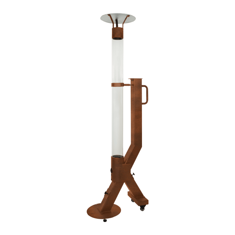 Pelletipõleti terrassi kütteseade - Rocket - Corten