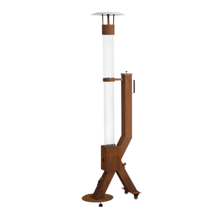 Pelletipõleti terrassi kütteseade - Rocket - Corten