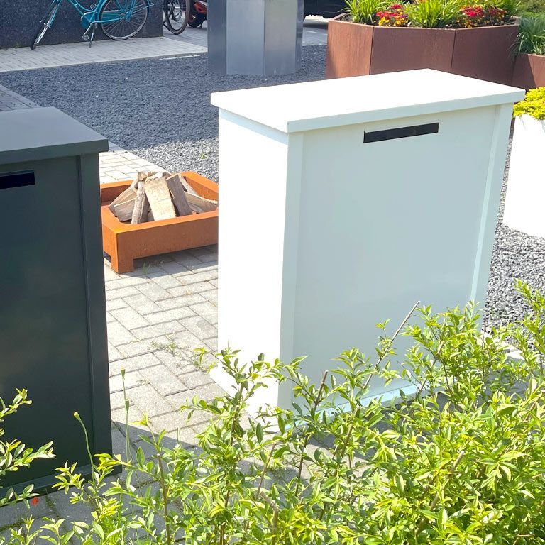Pulbervärvitud terasest postkast Arizona tüüp L
