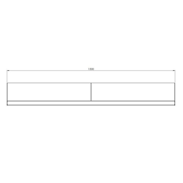Corteni terasest tugisein sirge 150 cm (kõrgus 30 cm)