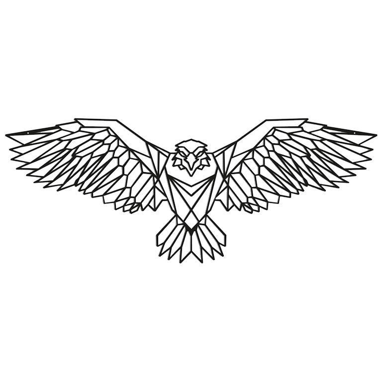 Metallist seinadekoratsioonid Kotkas