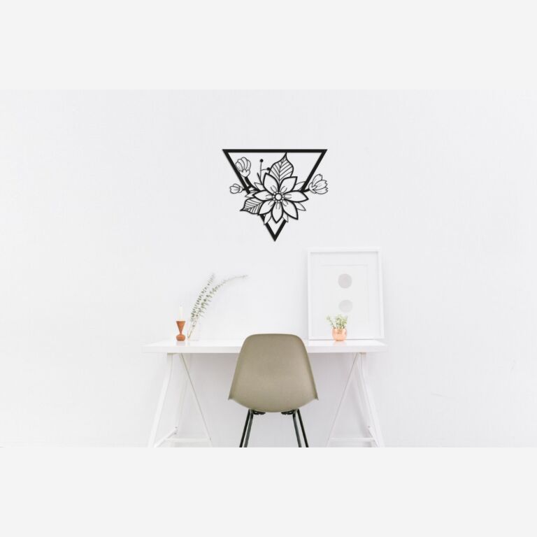 Metallist seinadekoratsioonid Lill 1.0