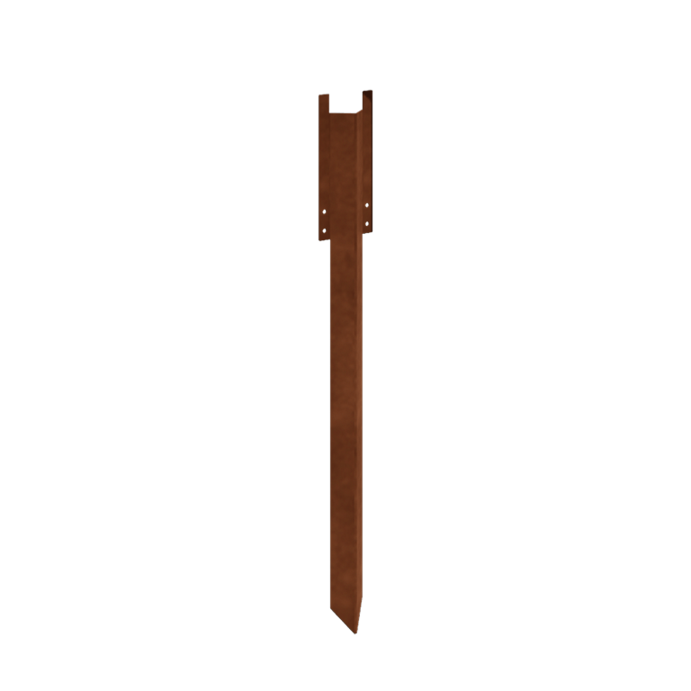 pikk tugitihvt Corten terasest XL 45 cm