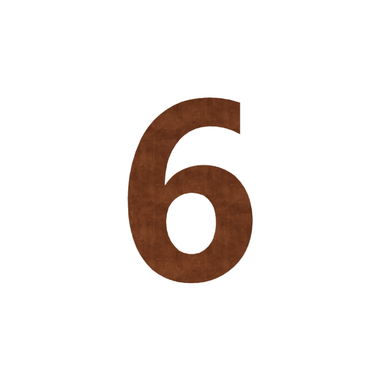 majanumber Corten teras (plaat) 6 - 15 cm