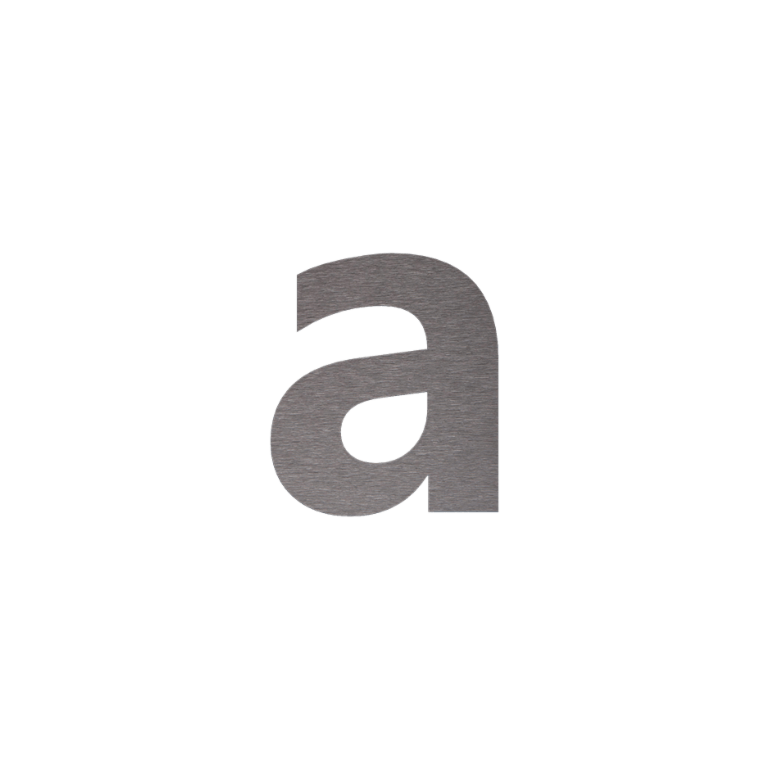 Roostevabast terasest majanumber a - 30 cm