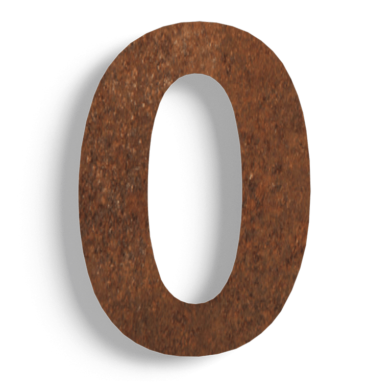 majanumber Corten teras (plaat) 0 - 15 cm
