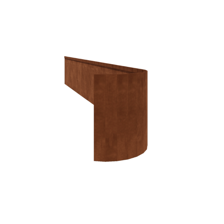 Corteni terasest muruääris tasandatud FLEX 45 cm (pikkus 150 cm)