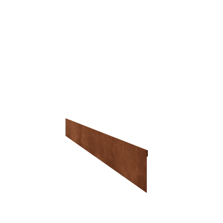 Corten terasest peenraääris - Litsutud - Kõrgus 13 cm - 240 cm