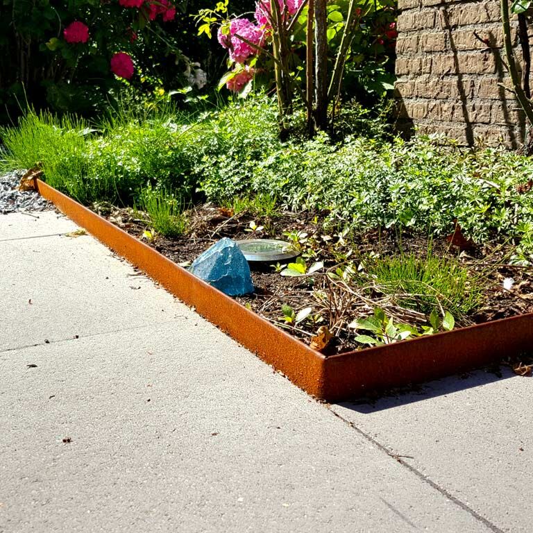 Corten terasest peenraääris - Litsutud - Kõrgus 23 cm - 150 cm