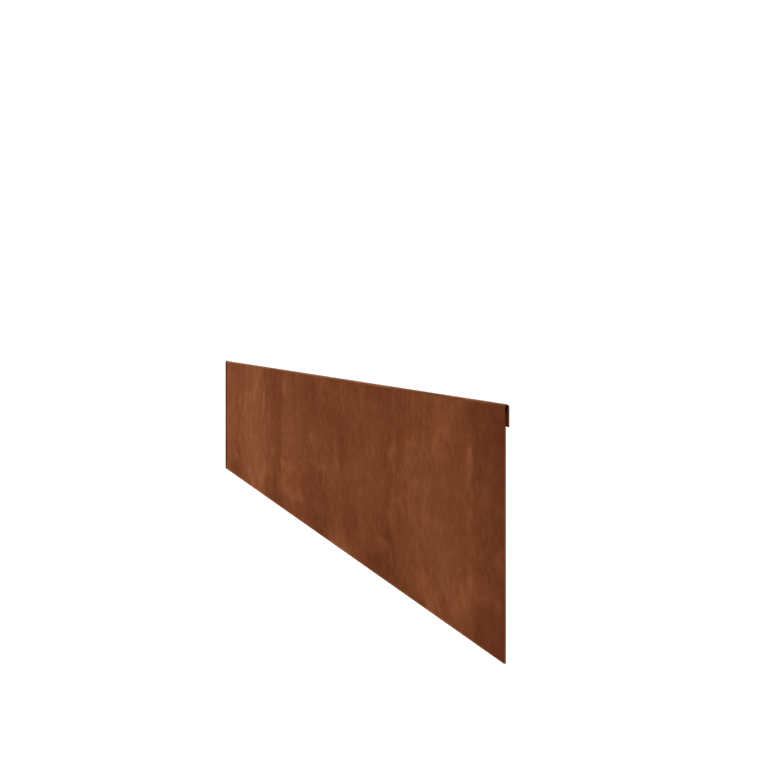 Corten terasest peenraääris - Litsutud - Kõrgus 23 cm - 240 cm