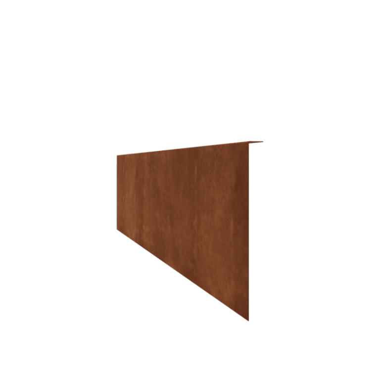 Corten terasest peenraääris - Painutatud - Kõrgus 34 cm - 150 cm