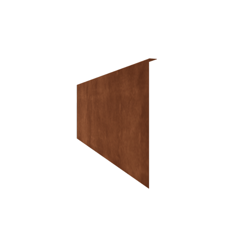 Corten terasest peenraääris - Painutatud - Kõrgus 45 cm - 240 cm