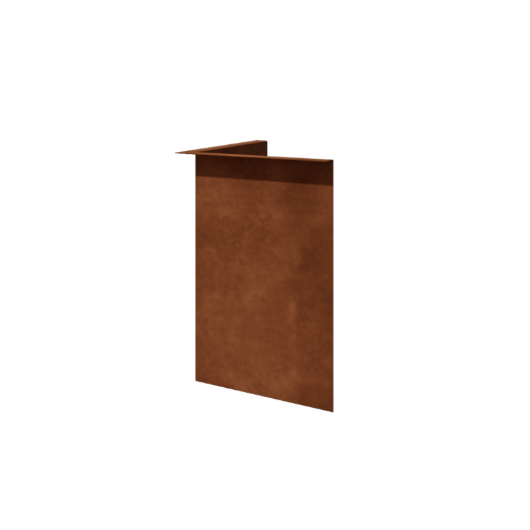 Corten terasest peenraääris - Painutatud - Sisenurk - Kõrgus 45 cm