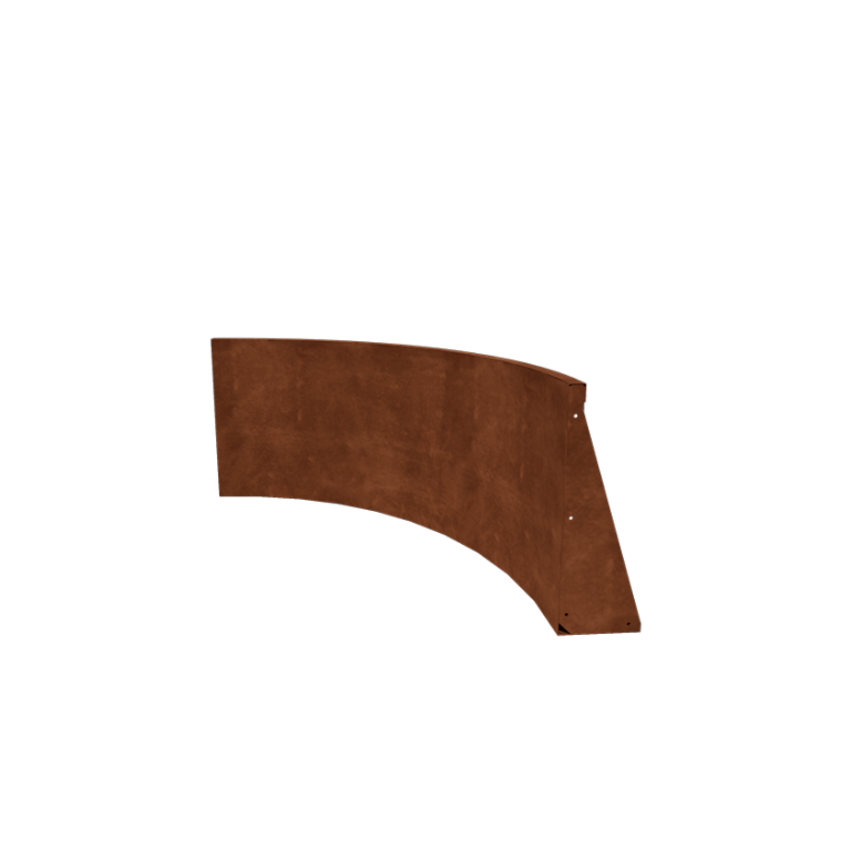 Corten terasest tugisein - Sisemine kurv - 100 x 100 x 60 cm