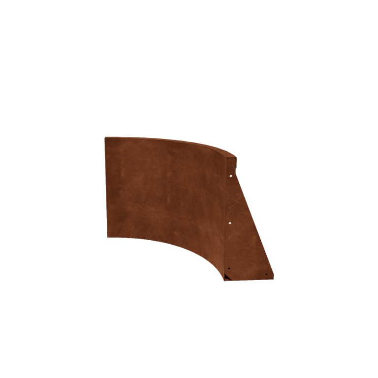 Corten terasest tugisein - Sisemine kurv - 50 x 50 x 50 cm