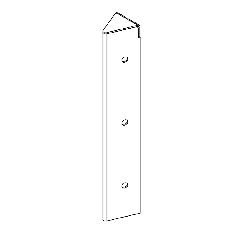 nurgaelement Corten teras 45° 30 cm