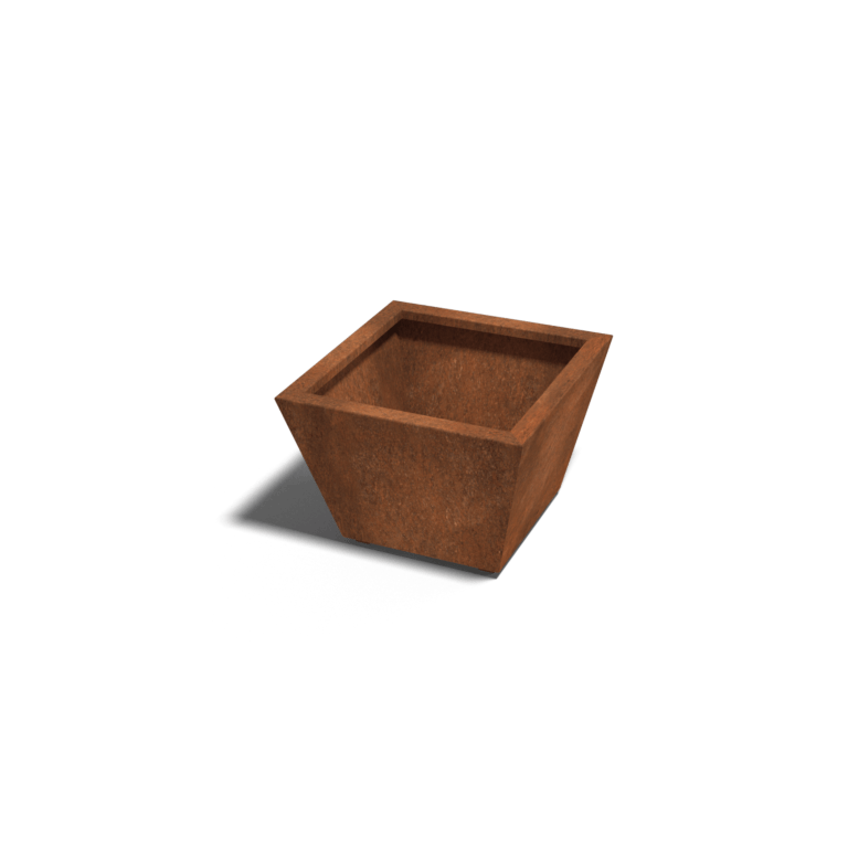 Keevitatud Corten-terasest lillekast Koonus 60 x 60 x 40 cm