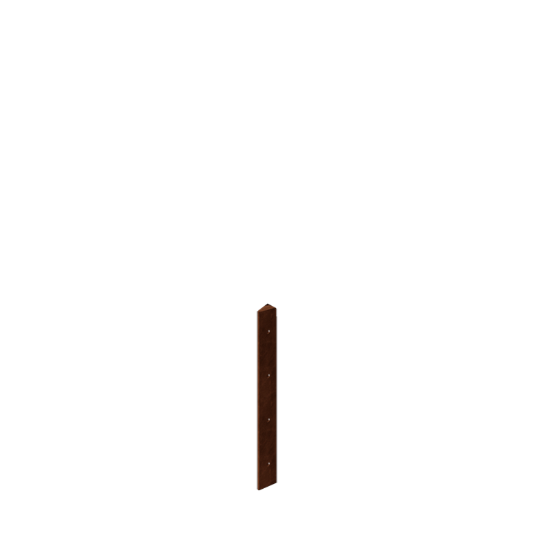 Corten terasest lillekast - Nurgatükk 30° - 40 cm