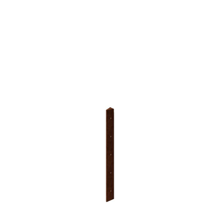 Corten terasest lillekast - Nurgatükk 30° - 50 cm