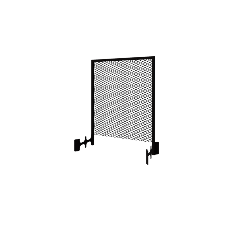 Terasest ronimistaimede riiul - 90 x 3 x 117,5 cm - RAL9005 matt (must) - Taimelaua tarbeks 40 cm