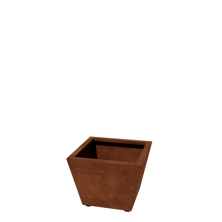Keevitatud Corten-terasest lillekast Koonus 60 x 60 x 40 cm