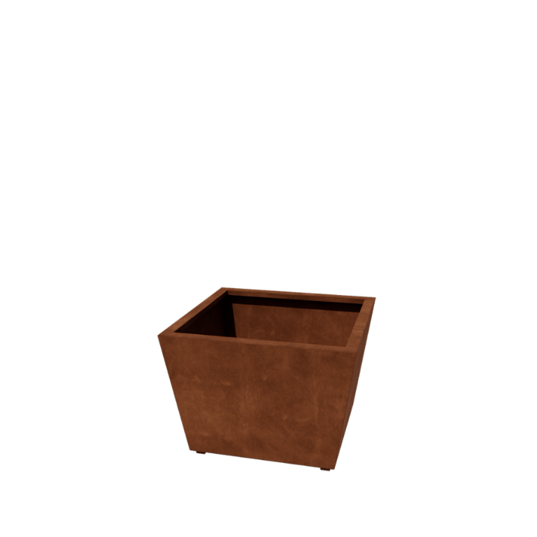 Keevitatud Corten-terasest lillekast Koonus 80 x 80 x 50 cm