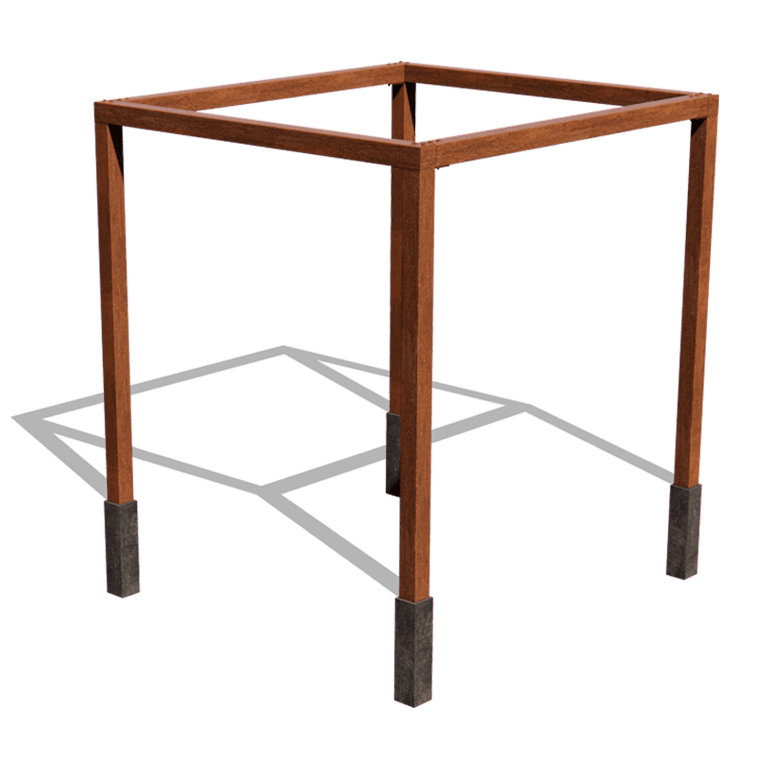 Corteni terasest pergola süsteem ruut 274 x 250 cm
