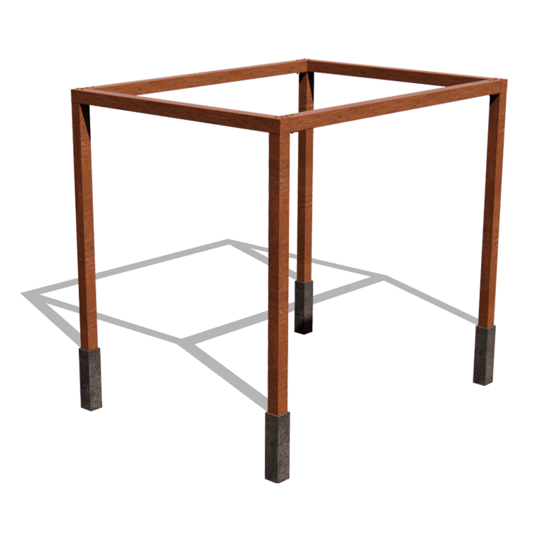 Corteni terasest pergola süsteem ruut 324 x 250 cm