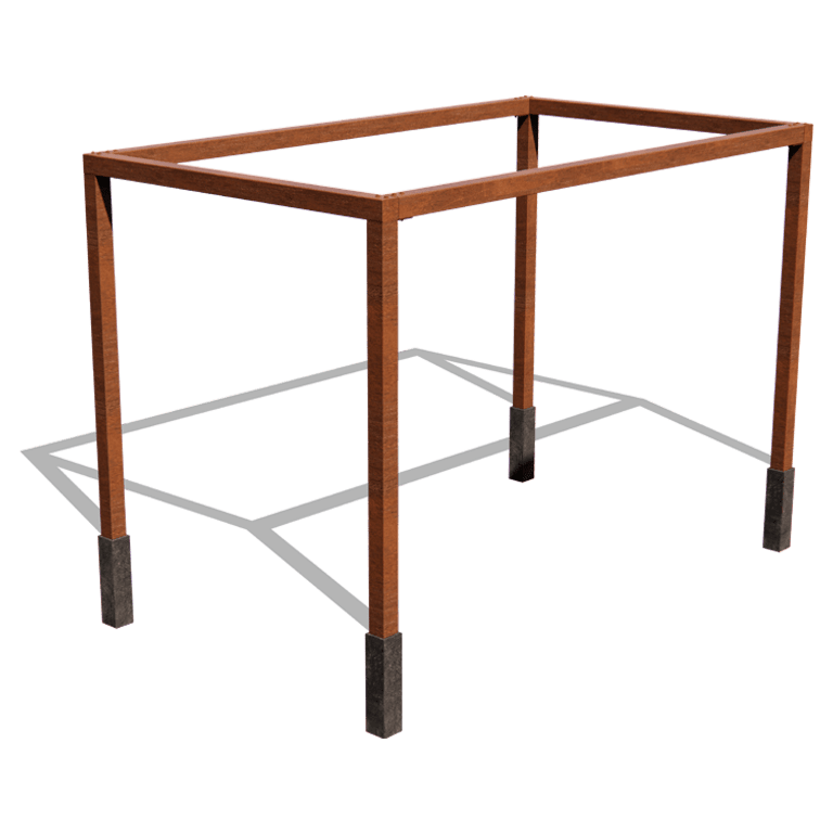 Corteni terasest pergola süsteem ruut 424 x 250 cm