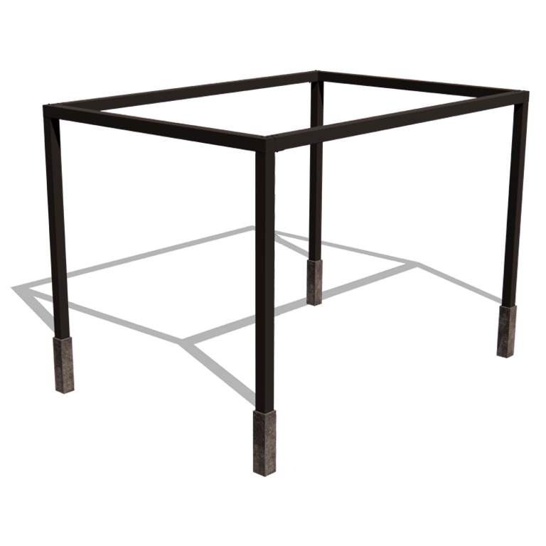 Pulbervärvitud terasest pergola süsteem ruut 424 x 300 cm