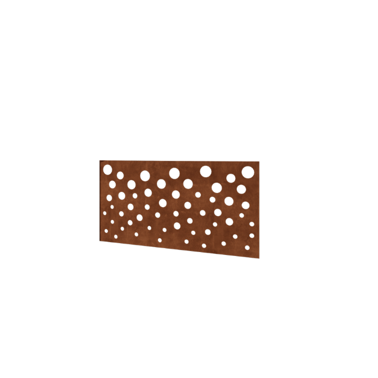 Corten terasest aed H - Paneel B - 120 x 63,3 cm