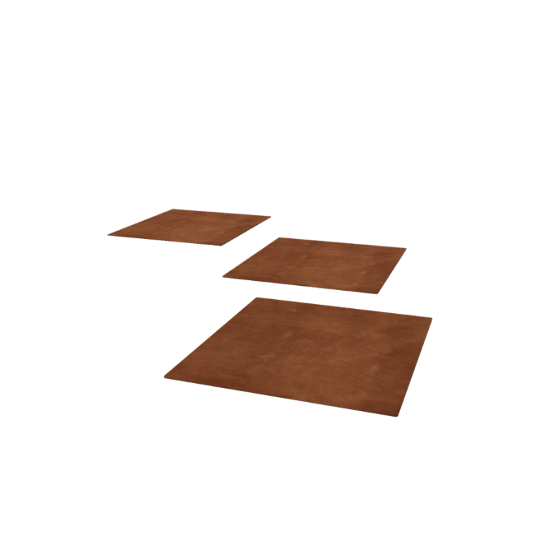 Corten terasest astmekivi - Ruut - 50 x 50 cm