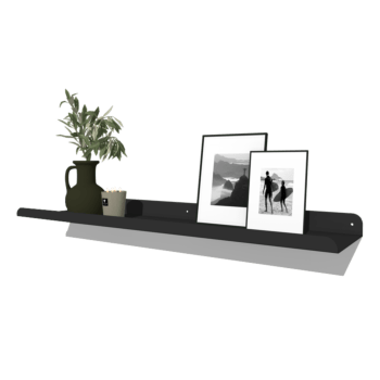 Pulbervärvitud terasest seinariiul U-kujuline 100 x 20 cm