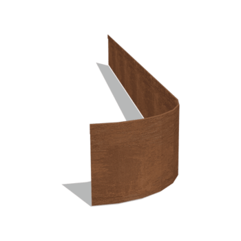 Corteni terasest muruääris tasandatud FLEX 23 cm (pikkus 240 cm)